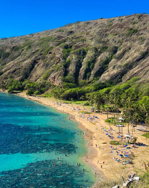 Honolulu Abd Hanauma Körfezi Nin Güzel Bir Manzarası — Stok fotoğraf