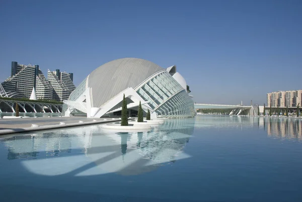 Valencia Spagna 2009 Famosa Città Arte Scienze Dell Emisfero Dell — Foto Stock