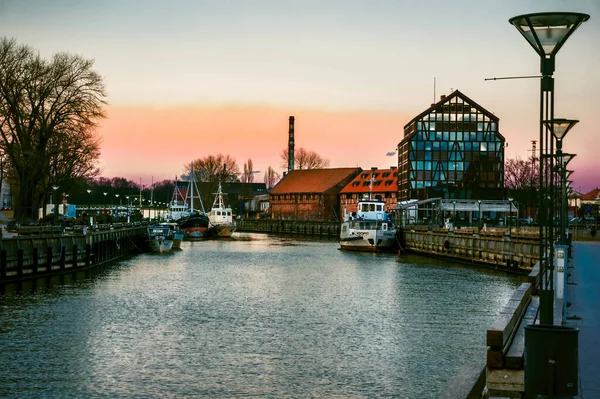 Klaipeda Lithuania Kasım 2015 Litvanya Nın Eski Klaipeda Kentinin Dane — Stok fotoğraf