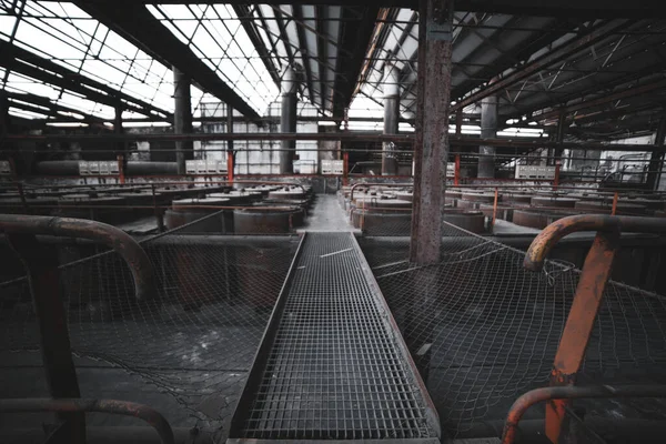 Old Abandoned Factory Odda Norway — Stockfoto