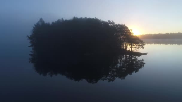美丽落日的风景如画 — 图库视频影像