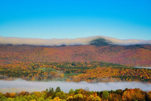 Hermoso Paisaje Otoñal Con Follaje Colorido Wilmington Vermont —  Fotos de Stock