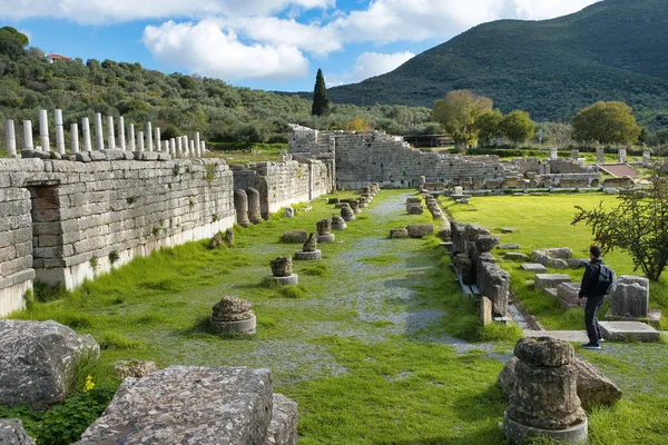 Antik Yunan Messina Boyut Olarak Önemli Olanıdır Sadece Kutsal Kamu — Stok fotoğraf