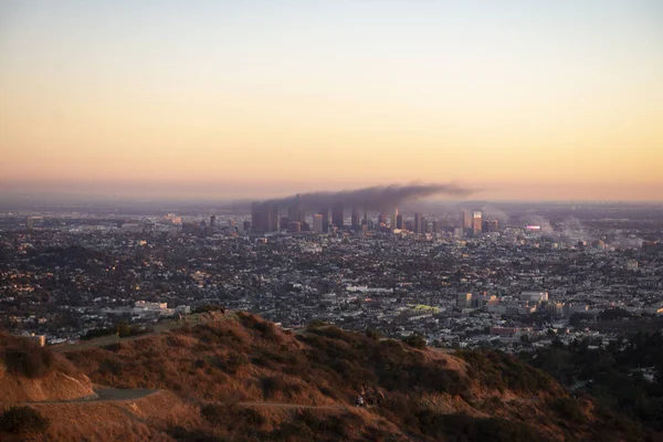 Красивый Вид Воздуха Парк Гриффит Лос Анджелесе Сша — стоковое фото