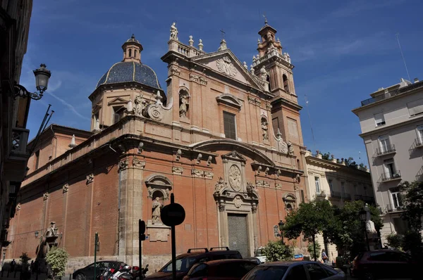 Valencia Spain Oct 2009 Church Saint Thomas Old Architecture Valencia — 스톡 사진