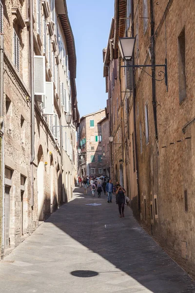 Siena Italy Dec 2016 Street View Historic City Sienna Italy — 스톡 사진