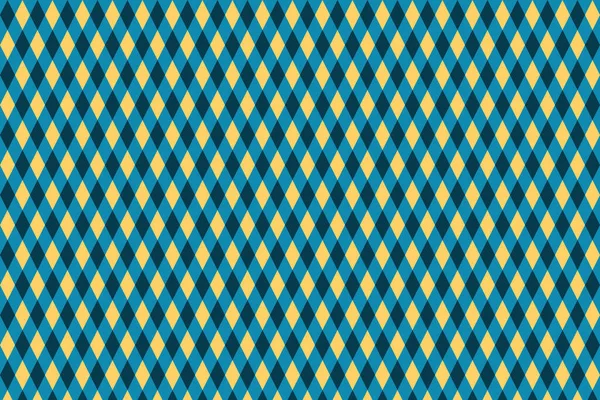 Beautiful Colorful Rhombus Patterns Cyan Background — Fotografia de Stock