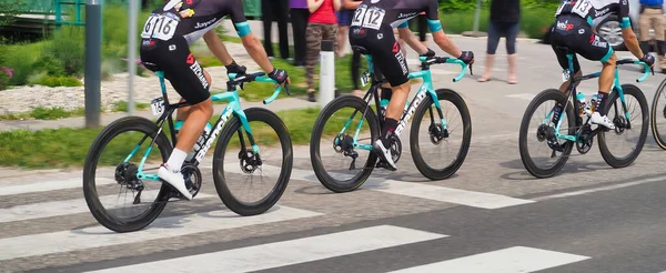 Maribor Slovenien Jun 2021 Cyklisterna Vägen Vid Etapp Tour Slovenien — Stockfoto