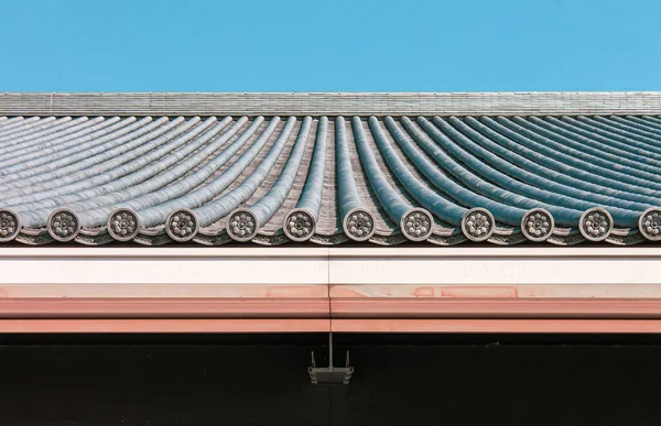 アジアの寺院の屋根のパターンの閉鎖 — ストック写真
