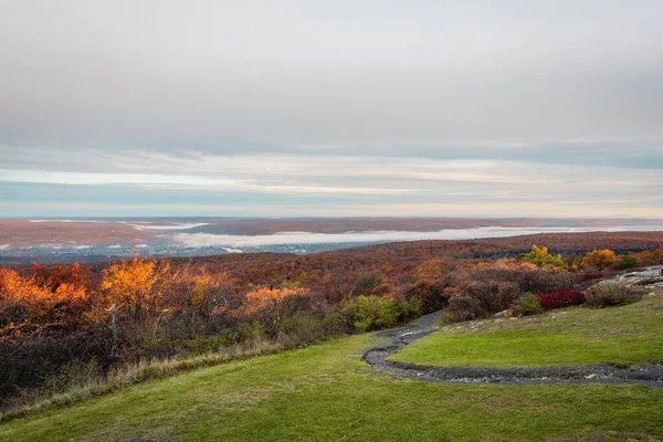 Beautiful Autumn Landscape High Point State Park New Jersey Usa — Foto Stock
