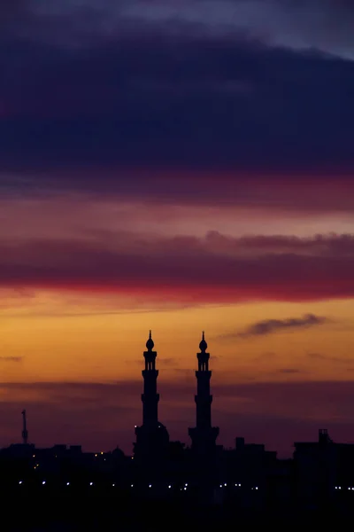 アスワンの美しい日の出 アラブ首長国連邦 — ストック写真