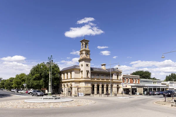 Beechworth Αυστραλια Ιαν 2021 Θέα Του Κυκλικού Και Ιστορικού Ταχυδρομείου — Φωτογραφία Αρχείου