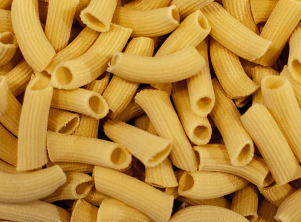 Een Close Shot Van Verse Penne Zelfgemaakte Pasta — Stockfoto