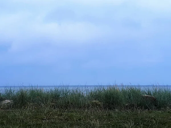 Cielo Nublado Sobre Una Isla Pellworm Mar Del Norte —  Fotos de Stock