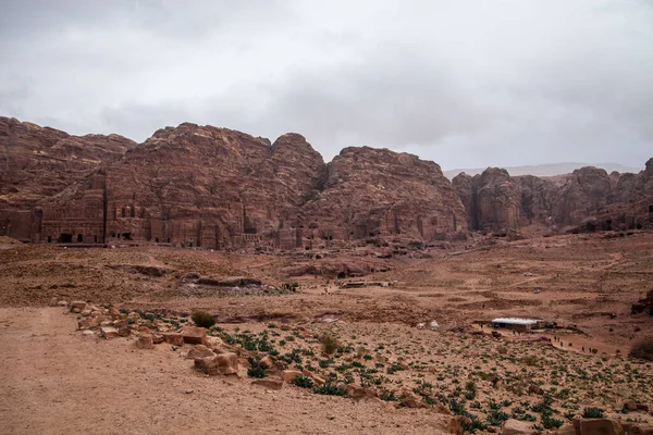 Rocky Mountains Petra Jordan — Foto Stock