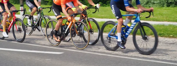 Maribor Slovenien Jun 2021 Cyklisterna Vägen Vid Etapp Tour Slovenien — Stockfoto