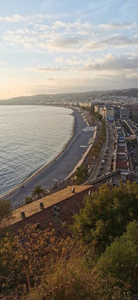 Vertical View Nice France Cote Azur Baie Des Anges — Stockfoto