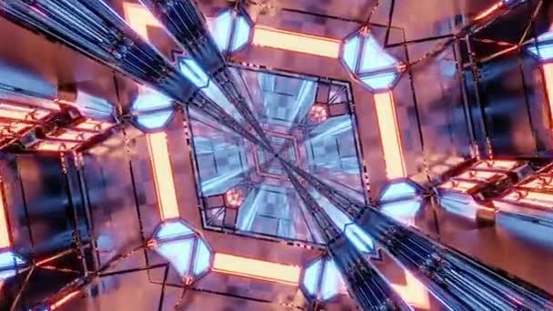 Abstract Kaleidoscopic Lights Background — Stock Video