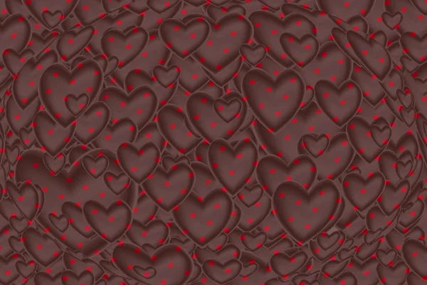 Diseño Abstracto Fondo Pantalla Con Patrón Forma Corazón — Foto de Stock