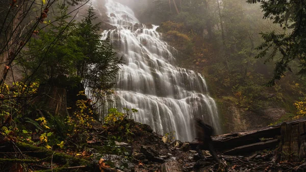 Beautiful View Bridal Veil Falls Chilliwack Canada — Fotografia de Stock