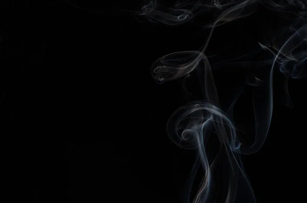 Calm Smoke Dark Background — Stock Photo, Image