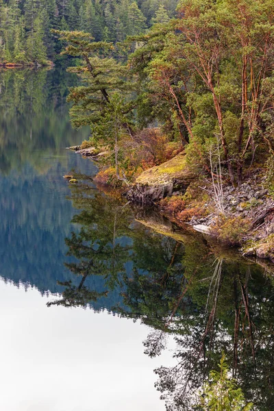 加拿大Sechelt美丽的阳光海岸的垂直照片 — 图库照片