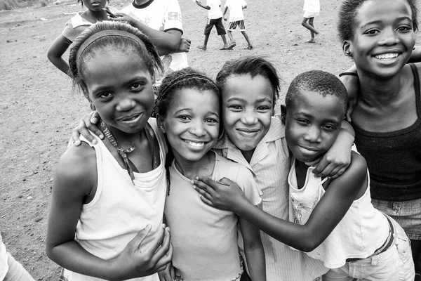 Johannesburg Sudáfrica Agosto 2021 Una Hermosa Foto Niños Africanos Posando —  Fotos de Stock