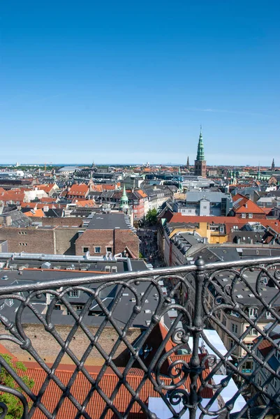 Légi Felvétel Koppenhágáról Dánia Skandinávia — Stock Fotó