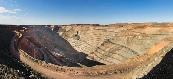 Büyük Süper Çukurun Panoramik Görüntüsü Batı Avustralya Kalgoorlie Bir Altın — Stok fotoğraf