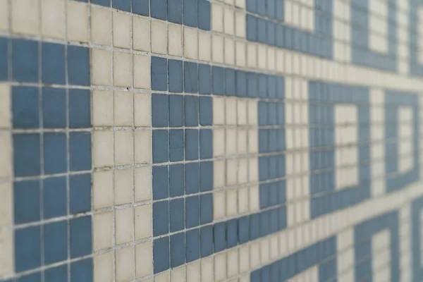 Closeup Mosaic Ground Design Street — Stockfoto