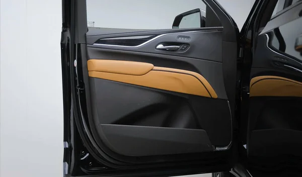 Stuttgart Alemanha Dez 2021 Luxo Confortável Moderno Carro Interior Conceito — Fotografia de Stock