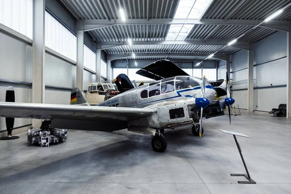 Вернигерод Германия Декабря 2019 Года Исторический Самолет Музее Авиации Техники — стоковое фото