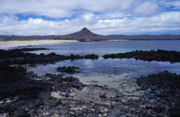 Csendes Óceán Galapagos Szigetek Vulkanikus Szigetvilágából Ecuadorban — Stock Fotó