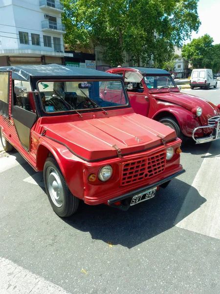 Buenos Aires Argentina Nov 2021 Vermelho Citroen Mehari 1970 Veículo — Fotografia de Stock