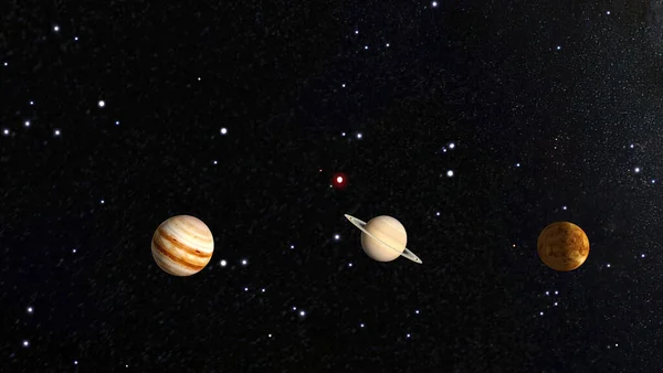 Universo Astronomia Planetas Espaço Profundo Para Fundo — Fotografia de Stock