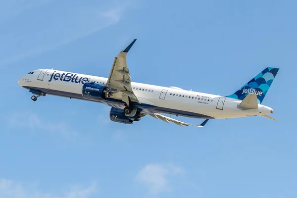 Dania Beach Vereinigte Staaten September 2021 Das Airbus Flugzeug Von — Stockfoto