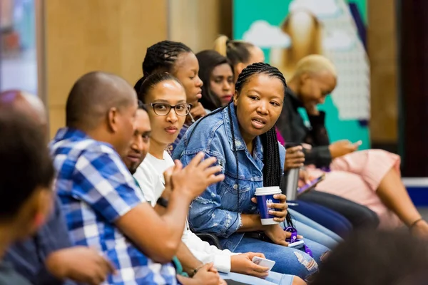 Johanesburg África Sul Outubro 2021 Estudantes Adultos Diversos Que Frequentam — Fotografia de Stock