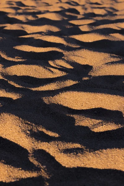 Vertical Shot Sandy Dunes Sunset — Stockfoto
