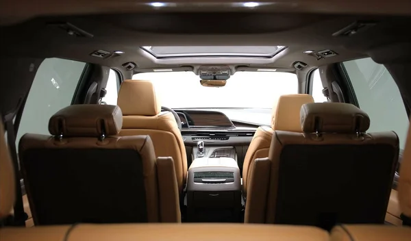 Stuttgart Germany Dec 2021 Luxurious Comfortable Modern Car Interior 자동차 — 스톡 사진