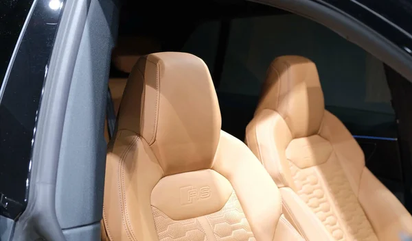 Ingolstadt Alemanha Dezembro 2021 Luxo Confortável Moderno Interior Carro Conceito — Fotografia de Stock