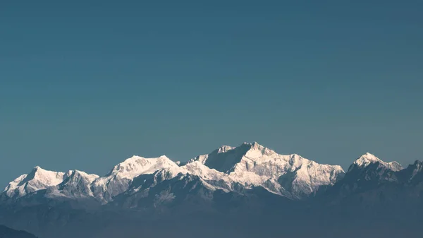 Darjeling India Jan 2021 Beautiful View Kangchenjunga Hill India Darjeeling — 스톡 사진