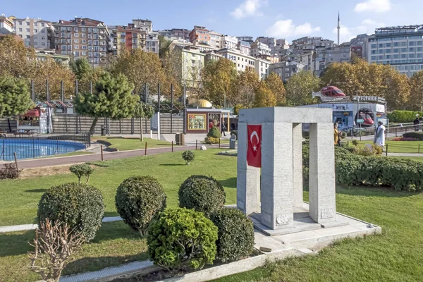 Istanbul Turquía Nov 2021 Istanbul Pavo Noviembre 2021 Miniaturk Parque — Foto de Stock