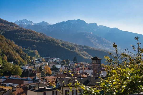 Sviçre Bellinzona Castelgrande Yakınlarında Uzun Süre Görülmüş — Stok fotoğraf