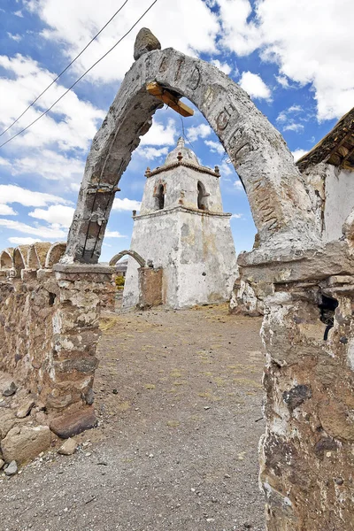 Una Vecchia Chiesa Rovina Con Campanile Nella Parte Settentrionale Del — Foto Stock