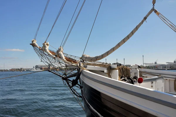 Kopenhag Danimarka Eski Bir Yelkenlinin Burnu Skandinavya — Stok fotoğraf