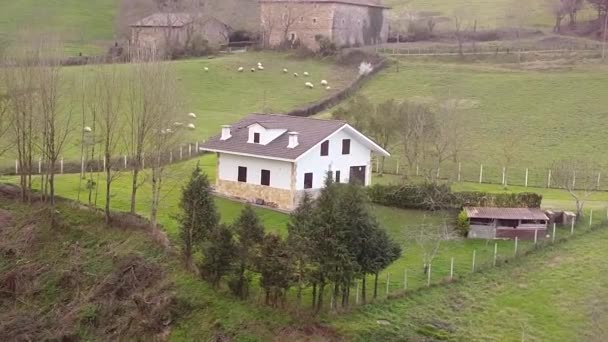 Imagini Casa Piatră Din Satul Munte — Videoclip de stoc