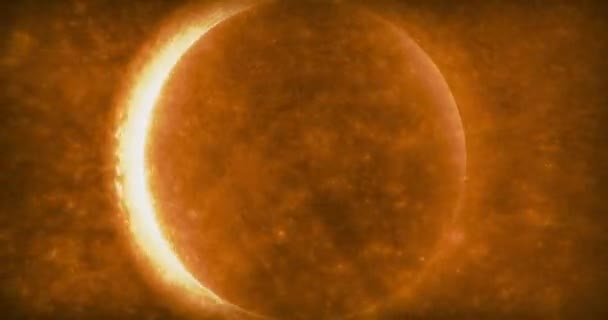 Uzayda Var Güneş Bir Yıldızdır — Stok video