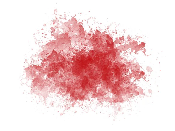 Ein Künstlerisch Abstrakter Aquarell Hintergrund Rot — Stockfoto