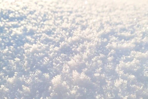 Fundo Textura Neve Branca Inverno — Fotografia de Stock