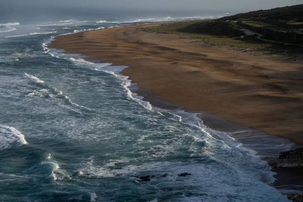 Beautiful Shot Coastline Big Waves Day — Stock Photo, Image